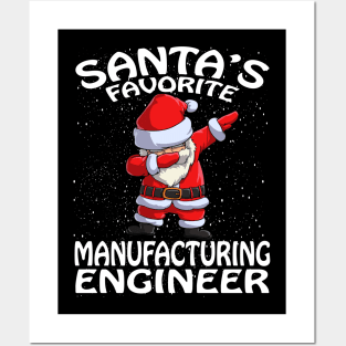 Santas Favorite Manufacturing Engineer Christmas Posters and Art